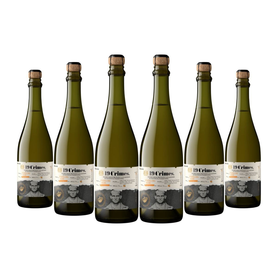 Buy 19 Crimes 19 Crimes Sparkling White (750mL) Case of 6 at Secret Bottle