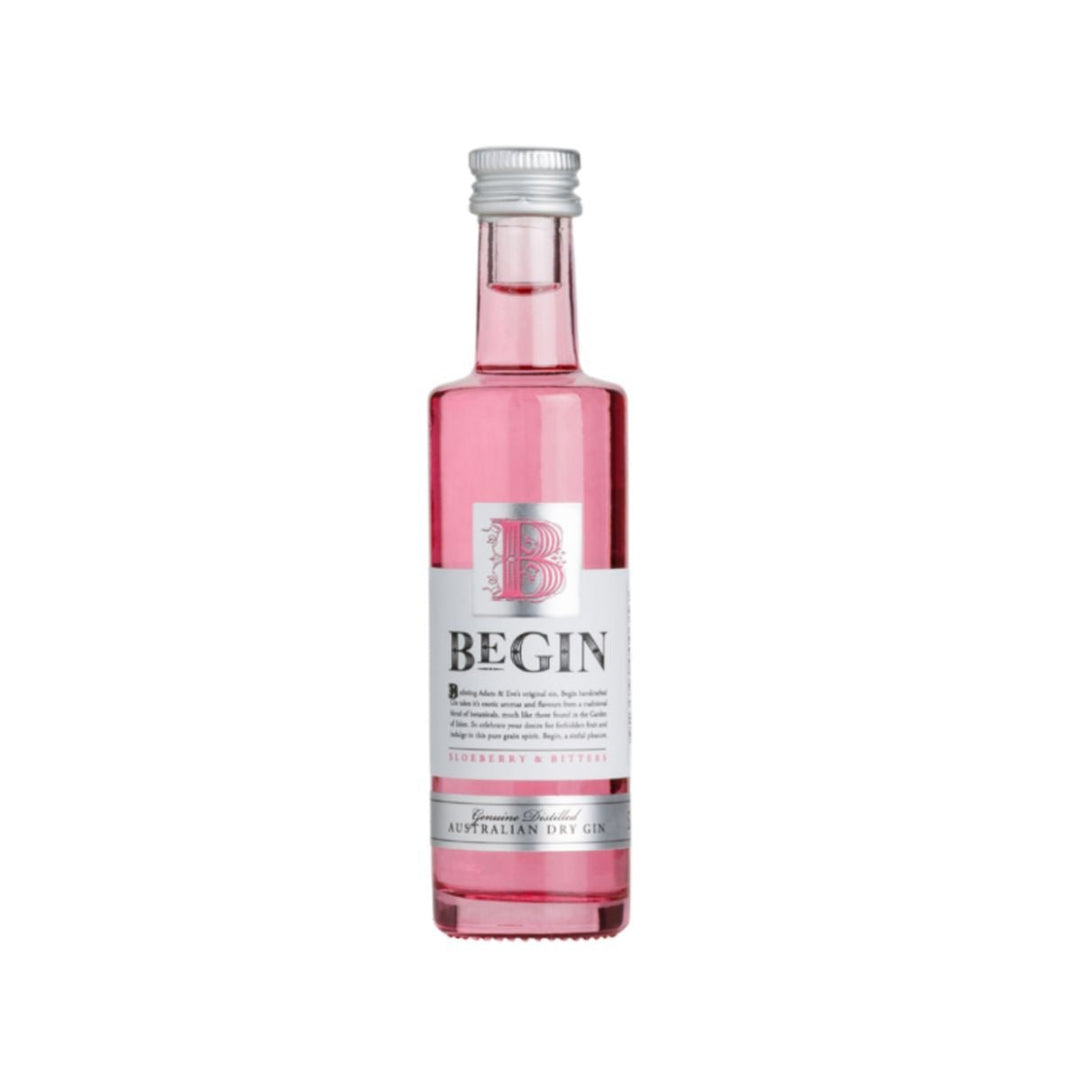 Buy Begin Begin Gin Pink Miniature (50ml) at Secret Bottle