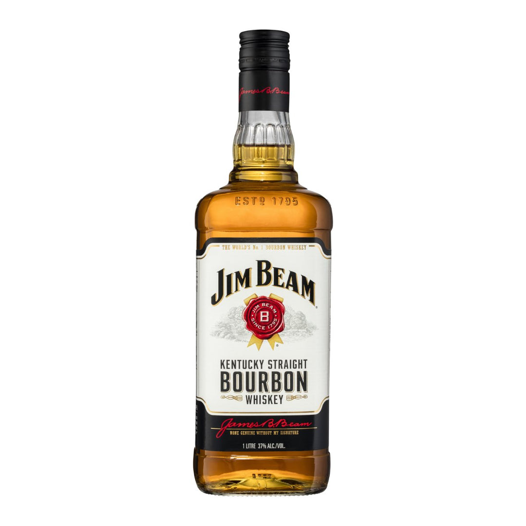 Buy Jim Beam Jim Beam White Label Kentucky Straight Bourbon (1L) at Secret Bottle