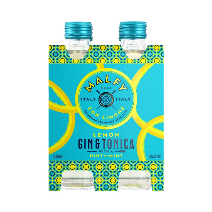 Buy Malfy Malfy Con Limone Gin & Tonic (4 x 300mL) at Secret Bottle