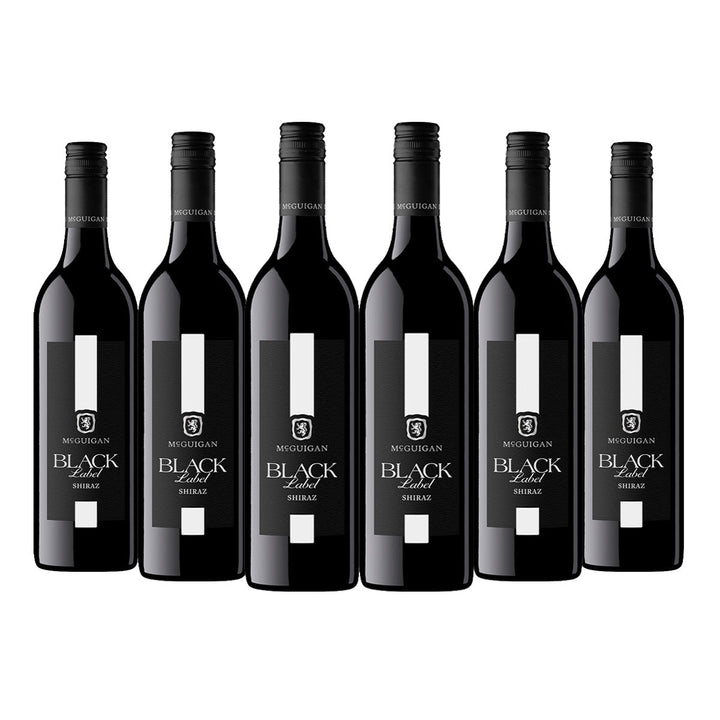 Buy McGuigan McGuigan Black Label Shiraz (750mL) Case of 6 at Secret Bottle