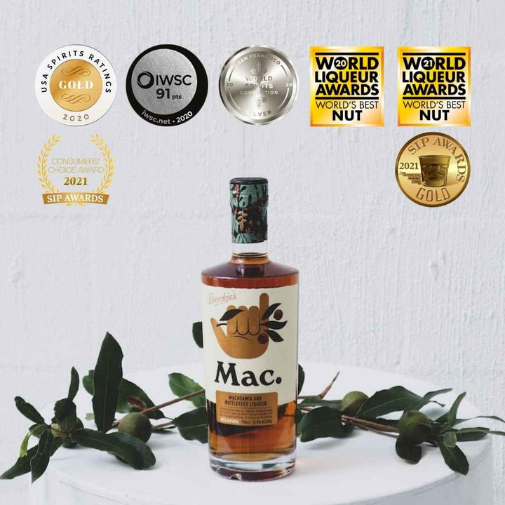 Buy Cape Byron Distillery Brookie’s Mac. Liqueur (350mL) at Secret Bottle