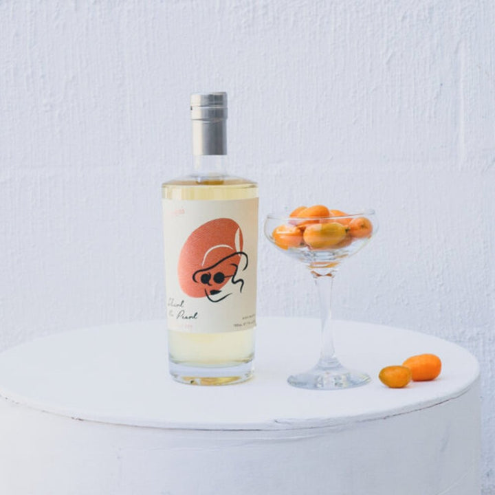 Buy Cape Byron Distillery Brookie's Shirl the Pearl Cumquat Gin (700mL) at Secret Bottle