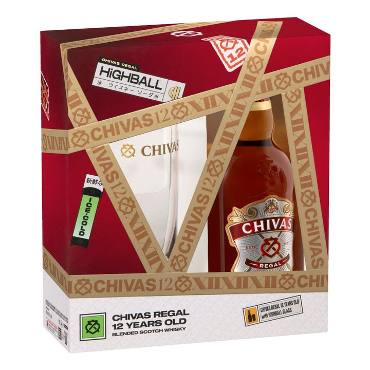 Buy Chivas Regal Chivas Regal 12 Year Old Scotch Whisky Highball Gift Pack (700mL) at Secret Bottle