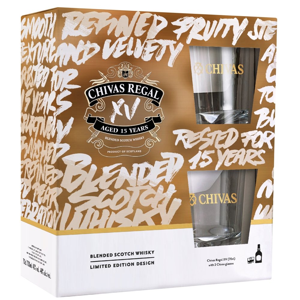 Buy Chivas Regal Chivas Regal XV Scotch Whisky Glasses Pack at Secret Bottle