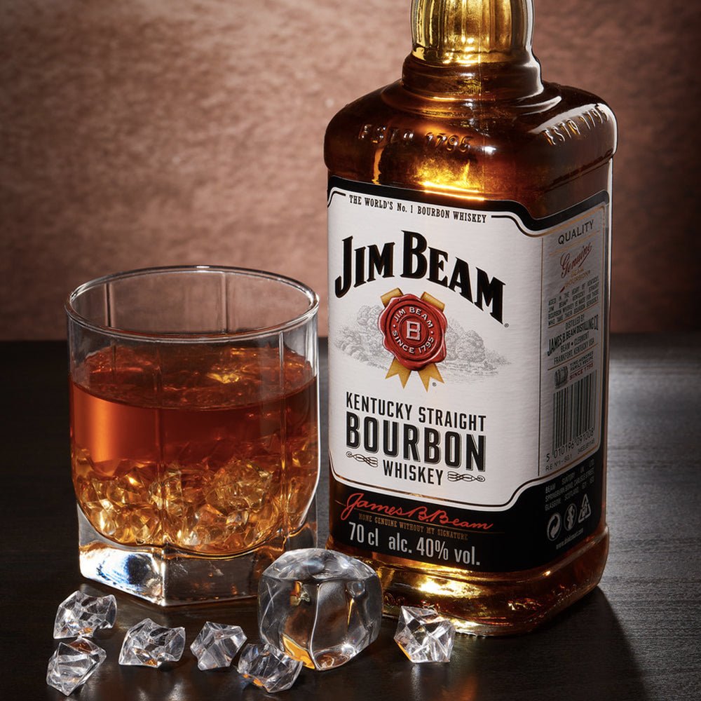 Buy Jim Beam Jim Beam White Label Kentucky Straight Bourbon (1L) at Secret Bottle