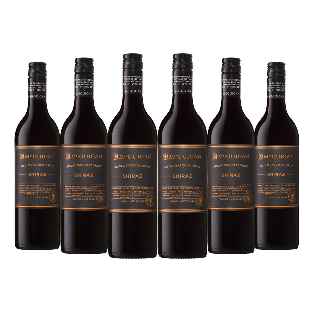 Buy McGuigan McGuigan Single Batch Project Shiraz (750mL) Case of 6 at Secret Bottle