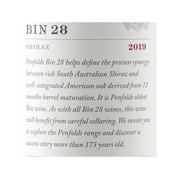 Buy Penfolds Penfolds Bin 28 2019 Shiraz (750mL) at Secret Bottle