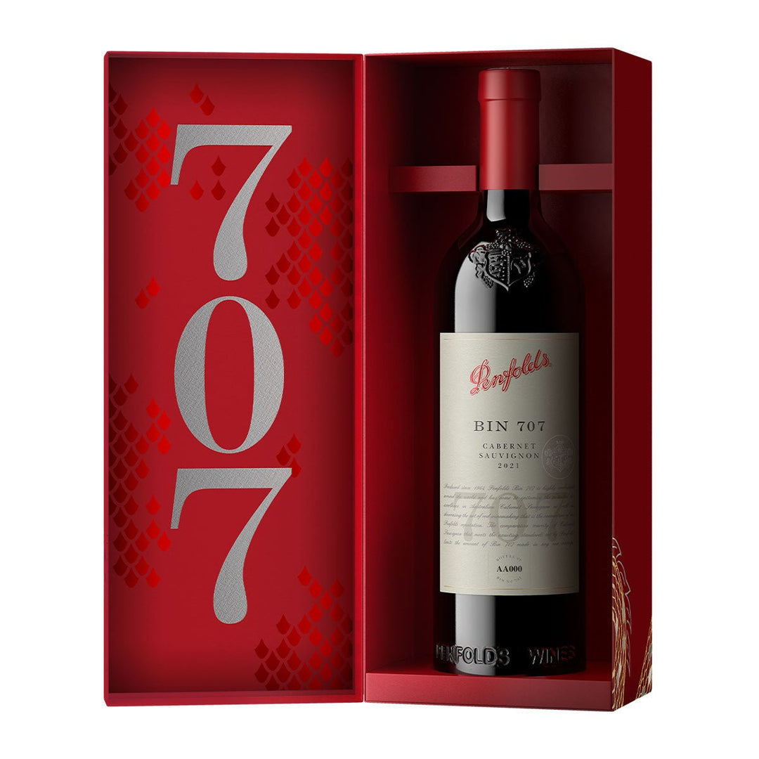 Buy Penfolds Penfolds Bin 707 Cabernet Sauvignon 2021 Lunar New Year Gift Box (750ml) at Secret Bottle