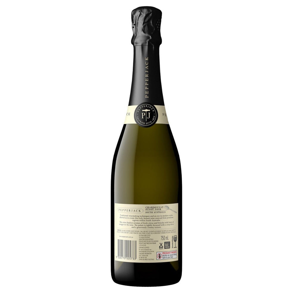 Buy Pepperjack Pepperjack Sparkling Chardonnay Pinot Noir (750mL) at Secret Bottle