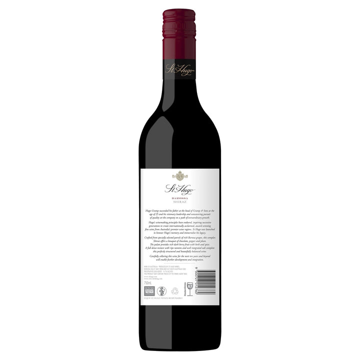 Buy St Hugo St Hugo Barossa Valley Shiraz (750mL) at Secret Bottle