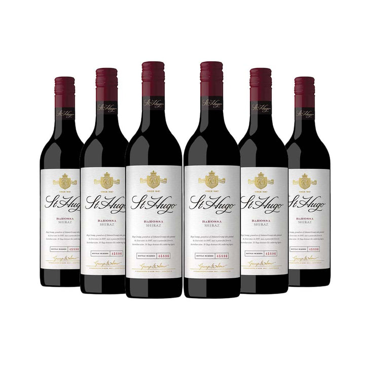 Buy St Hugo St Hugo Barossa Valley Shiraz 750mL (case of 6) at Secret Bottle